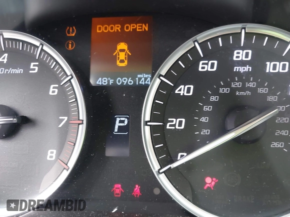 2015 Acura TLX with VIN 19UUB1F3XFA015113, listed as a IAAI auction lot 41879514 with 96,144 mi miles and . Bid and sale history available at DreamBid. Image 7.