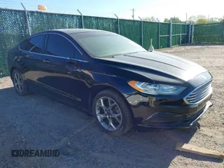 2018 Ford Fusion SE with VIN 3FA6P0HD4JR166915, listed as a IAAI auction lot 42043918 with 67,337 mi miles. Bid and sale history available at carsss.com. Image 1.