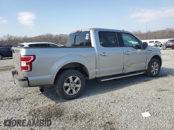 2020 Ford F-150 XL with VIN 1FTEW1C50LFB17628, listed as a Copart auction lot 43957755 with 100,119 mi miles and Salvage Title. Bid and sale history available at carsss.com. Image 3.