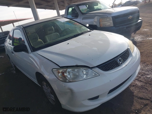 2004 Honda Civic VP with VIN 1HGEM22124L068172, listed as a IAAI auction lot 41616398 with 114,645 mi miles. Bid and sale history available at carsss.com. Image 1.