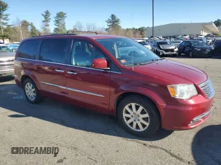 2016 Chrysler Town & Country Touring with VIN 2C4RC1BG2GR111972, listed as a Copart auction lot 80523574 with 162,655 mi miles and Salvage Title. Bid and sale history available at carsss.com. Image 4.