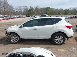 2014 Nissan Murano SL with VIN JN8AZ1MU1EW418461, listed as a IAAI auction lot 41690883 with 191,612 mi miles. Bid and sale history available at carsss.com. Image 14.