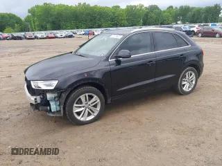 2016 Audi Q3 Premium Plus with VIN WA1BFCFS4GR003310, listed as a Copart auction lot 50136623 with 116,849 mi miles. Bid and sale history available at carsss.com. Image 1.