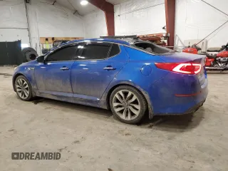 2014 Kia Optima SXL Turbo with VIN 5XXGR4A67EG349273, listed as a Copart auction lot 47258705 with 95,095 mi miles and Salvage Title. Bid and sale history available at DreamBid. Image 2.