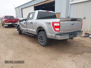 2023 Ford F-150 XL with VIN 1FTFW1E58PFB69225, listed as a IAAI auction lot 41546811 with 1 mi miles. Bid and sale history available at carsss.com. Image 3.