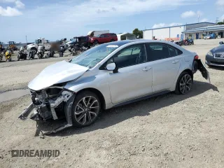 2022 Toyota Corolla SE with VIN 5YFS4MCE6NP129188, listed as a Copart auction lot 51492575 with 41,501 mi miles and Salvage Title. Bid and sale history available at DreamBid. Image 1.