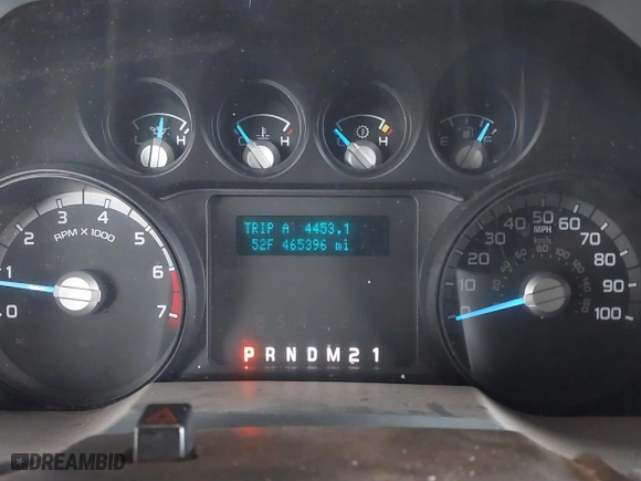 2015 Ford Super Duty F-250 SRW XL with VIN 1FDBF2B63FED21624, listed as a IAAI auction lot 41791384 with 465,396 mi miles. Bid and sale history available at carsss.com. Image 7.