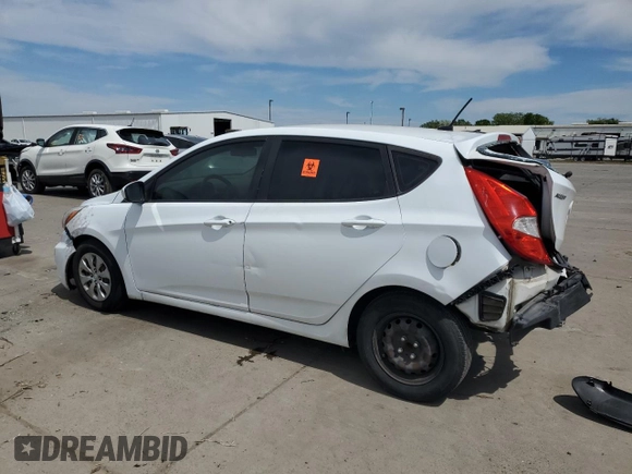 2017 Hyundai Accent SE with VIN KMHCT5AE1HU343234, listed as a Copart auction lot 52743965 with 268,125 mi miles and Clean Title. Bid and sale history available at carsss.com. Image 2.