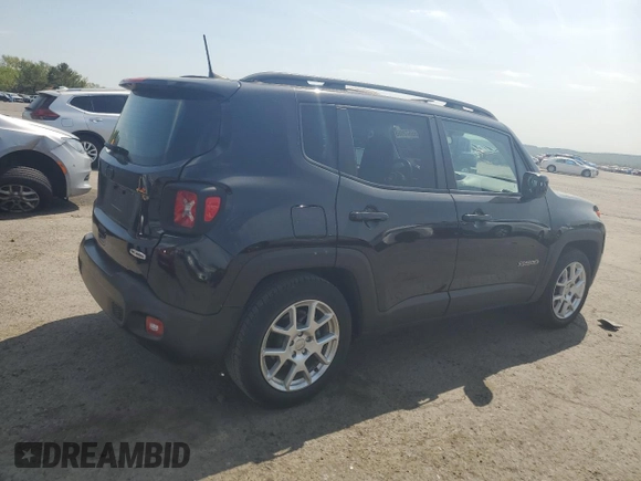 2020 Jeep Renegade Latitude with VIN ZACNJABB2LPL62415, listed as a Copart auction lot 55573955 with 37,003 mi miles and Clean Title. Bid and sale history available at carsss.com. Image 3.