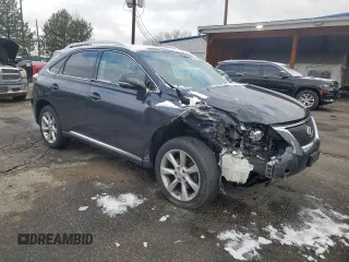 2010 Lexus RX 350 with VIN 2T2BK1BA4AC044469, listed as a Copart auction lot 51912985 with 168,341 mi miles and Salvage Title. Bid and sale history available at carsss.com. Image 4.