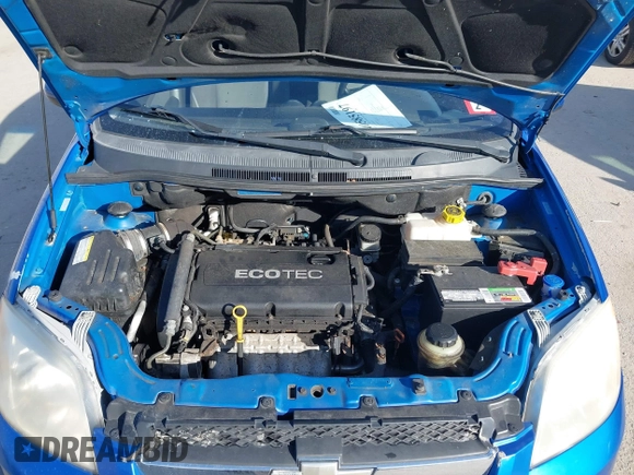2009 Chevrolet Aveo 1LT with VIN KL1TD56E49B666742, listed as a IAAI auction lot 40585197 with 60,859 mi miles and . Bid and sale history available at DreamBid. Image 10.