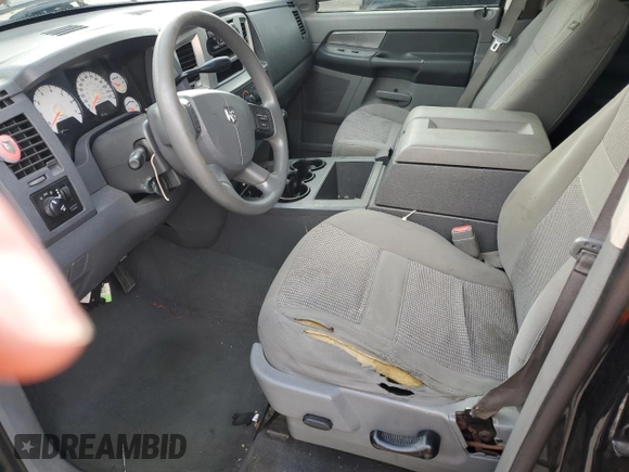 2007 Dodge 1500 SLT with VIN 1D7HU18277J539115, listed as a Copart auction lot 45582815 with 231,626 mi miles and Salvage Title. Bid and sale history available at DreamBid. Image 7.