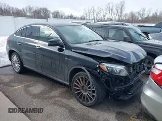 2018 Mercedes-Benz GLE 63 S AMG with VIN 4JGED7FB7JA094980, listed as a IAAI auction lot 41434872 with 93,552 mi miles and . Bid and sale history available at DreamBid. Image 1.