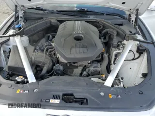 2019 Genesis G70 Advanced z VIN KMTG34LAXKU044313, wystawiony jako Copart lot #55917745 z przebiegiem 145 134 mil mil oraz Szkoda całkowita • Salvage title. Historia ofert i sprzedaży dostępna na DreamBid. Obrazek 11.