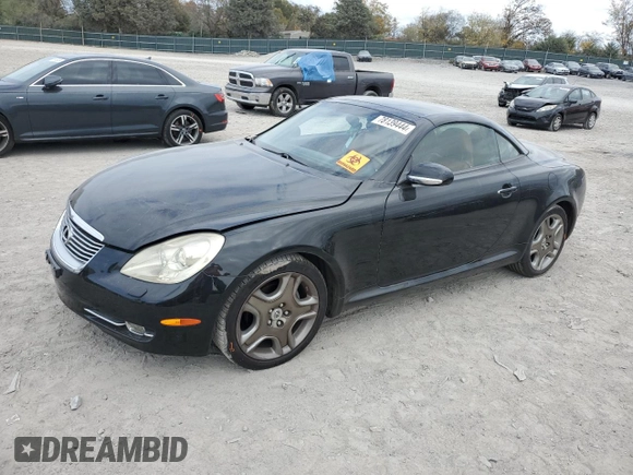 2007 Lexus SC 430 with VIN JTHFN45Y279013600, listed as a Copart auction lot 78139444 with 129,950 mi miles and Salvage Title. Bid and sale history available at DreamBid. Image 1.