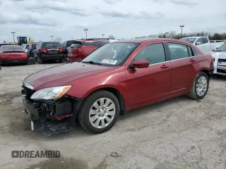 2013 Chrysler 200 LX with VIN 1C3CCBAB7DN686759, listed as a Copart auction lot 51179425 with 144,238 mi miles and Salvage Title. Bid and sale history available at carsss.com. Image 1.