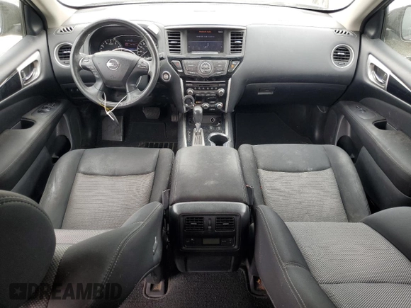 2017 Nissan Pathfinder SL with VIN 5N1DR2MM4HC654523, listed as a Copart auction lot 57589525 with 116,626 mi miles and Salvage title. Bid and sale history available at DreamBid. Image 8.