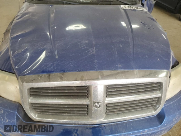 2007 Dodge Dakota SLT with VIN 1D7HW48P37S228475, listed as a Copart auction lot 73097054 with 188,615 mi miles and Salvage Title. Bid and sale history available at carsss.com. Image 12.