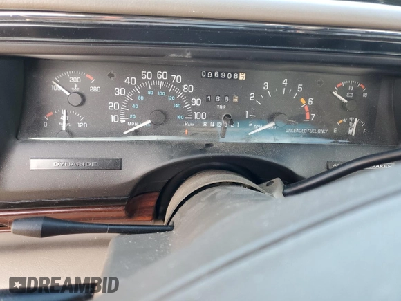 1999 Buick LeSabre Limited with VIN 1G4HR52K2XH439762, listed as a Copart auction lot 84838514 with 96,908 mi miles and Salvage Title. Bid and sale history available at DreamBid. Image 9.