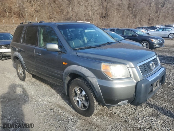 2007 Honda Pilot EX-L with VIN 2HKYF185X7H500509, listed as a Copart auction lot 48109255 with 173,431 mi miles and Salvage Title. Bid and sale history available at carsss.com. Image 4.