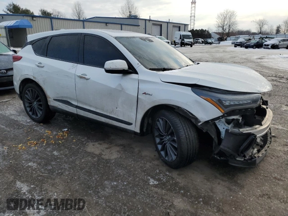 2022 Acura RDX PMC Edition with VIN 5J8TC2H88NL003603, listed as a Copart auction lot 41816275 with 120,102 mi miles and Salvage Title. Bid and sale history available at carsss.com. Image 4.