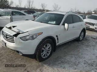 2015 Infiniti QX70 with VIN JN8CS1MW4FM481257, listed as a IAAI auction lot 41390187 with 127,892 mi miles and . Bid and sale history available at DreamBid. Image 17.