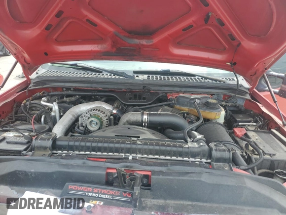 2005 Ford F-250 XL with VIN 1FTSX21P15EA76932, listed as a Copart auction lot 52053355 with 134,955 mi miles and Salvage title. Bid and sale history available at DreamBid. Image 11.