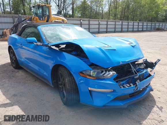 2022 Ford Mustang EcoBoost z VIN 1FATP8UH8N5115470, wystawiony jako IAAI lot #42065747 z przebiegiem 62 335 mil mil oraz . Historia ofert i sprzedaży dostępna na DreamBid. Obrazek 1.