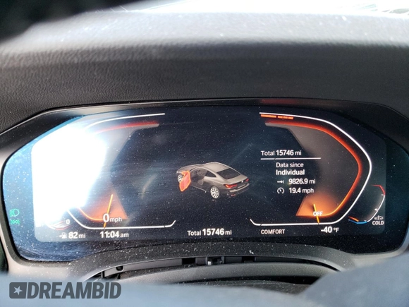 2022 BMW 4 Series 430i xDrive with VIN WBA73AP08NCJ14493, listed as a Copart auction lot 42267774 with 15,746 mi miles and Non Repairable. Bid and sale history available at DreamBid. Image 9.
