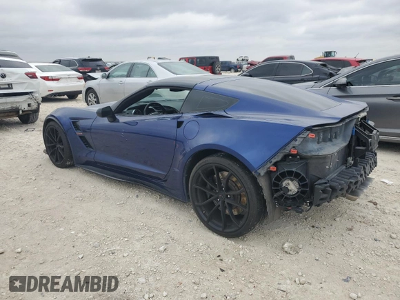 2017 Chevrolet Corvette Grand Sport 2LT with VIN 1G1YY2D77H5119864, listed as a Copart auction lot 43371005 with 68,594 mi miles and Clean Title. Bid and sale history available at carsss.com. Image 2.