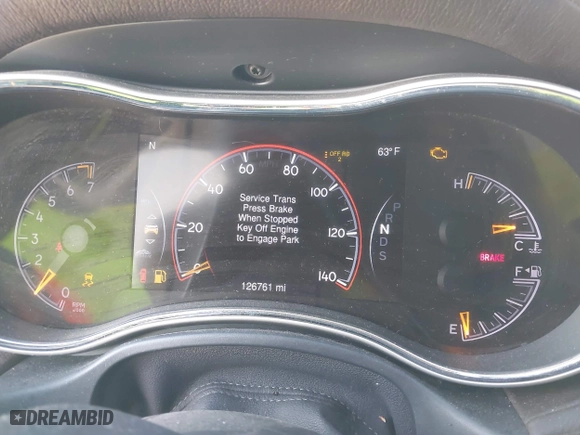 2014 Jeep Grand Cherokee Overland with VIN 1C4RJFCG6EC579985, listed as a IAAI auction lot 42025215 with 126,761 mi miles. Bid and sale history available at carsss.com. Image 7.