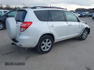 2012 Toyota RAV4 Limited with VIN 2T3DK4DV7CW073875, listed as a IAAI auction lot 41620345 with 185,640 mi miles. Bid and sale history available at carsss.com. Image 4.