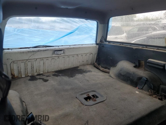 1996 Ford Bronco XL z VIN 1FMEU15N7TLB20204, wystawiony jako Copart lot #58887615 z przebiegiem 214 944 mil mil oraz Czysty tytuł • Clean title. Historia ofert i sprzedaży dostępna na DreamBid. Obrazek 11.
