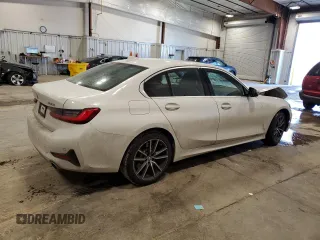 2019 BMW 3 Series 330i xDrive with VIN 3MW5R7J57K8B00679, listed as a Copart auction lot 46289995 with 77,184 mi miles and Non Repairable. Bid and sale history available at DreamBid. Image 3.