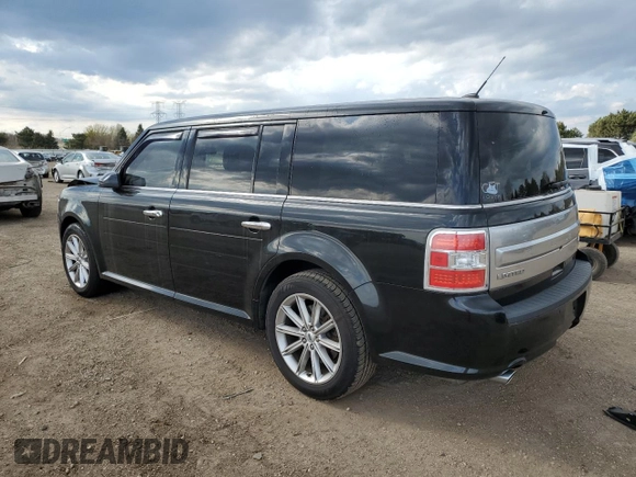 2015 Ford Flex Limited z VIN 2FMHK6D88FBA09273, wystawiony jako Copart lot #53300425 z przebiegiem Nie podano mil oraz Szkoda całkowita • Salvage title. Historia ofert i sprzedaży dostępna na DreamBid. Obrazek 2.