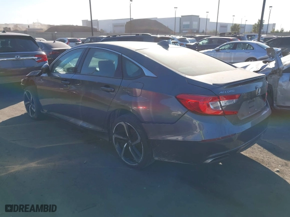 2020 Honda Accord Sedan Sport with VIN 1HGCV1F38LA075633, listed as a IAAI auction lot 41077218 with 41,918 mi miles. Bid and sale history available at carsss.com. Image 3.