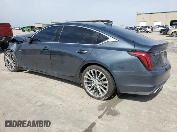 2020 Cadillac CT5 Premium Luxury with VIN 1G6DN5RK4L0118905, listed as a Copart auction lot 48889445 with 72,376 mi miles and Salvage Title. Bid and sale history available at carsss.com. Image 2.