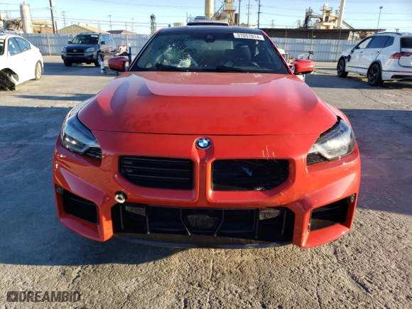 2024 BMW M2 with VIN 3MF13DM08R8D87457, listed as a Copart auction lot 37057014 with 4,516 mi miles and Salvage Title. Bid and sale history available at carsss.com. Image 5.