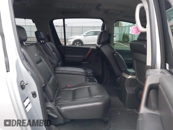 2005 Infiniti QX56 with VIN 5N3AA08C45N809319, listed as a IAAI auction lot 41324227 with 138,457 mi miles. Bid and sale history available at carsss.com. Image 8.