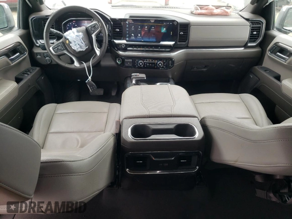 2024 Chevrolet Silverado 1500 LTZ with VIN 1GCUDGEL2RZ171374, listed as a Copart auction lot 55484474 with 5,904 mi miles and Salvage Title. Bid and sale history available at DreamBid. Image 8.