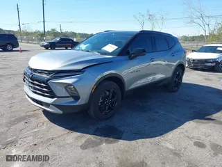 2025 Chevrolet Blazer LT with VIN 3GNKBCR43SS167613, listed as a IAAI auction lot 41838459 with 135 mi miles. Bid and sale history available at carsss.com. Image 17.