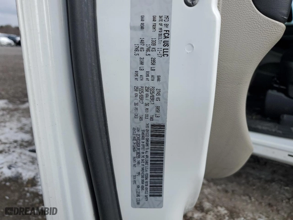 2018 Dodge Grand Caravan SE with VIN 2C4RDGBG0JR138255, listed as a Copart auction lot 45346165 with 99,859 mi miles and Salvage Title. Bid and sale history available at carsss.com. Image 13.