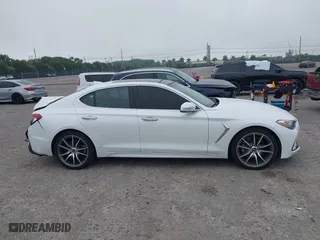 2020 Genesis G70 2.0T with VIN KMTG44LA8LU064798, listed as a IAAI auction lot 41878098 with 57,995 mi miles. Bid and sale history available at carsss.com. Image 13.