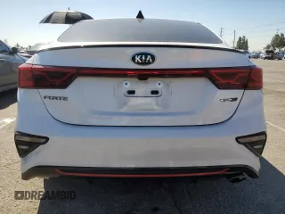 2021 Kia Forte GT-Line with VIN 3KPF34AD1ME327594, listed as a Copart auction lot 46951415 with 44,067 mi miles and Salvage Title. Bid and sale history available at carsss.com. Image 6.