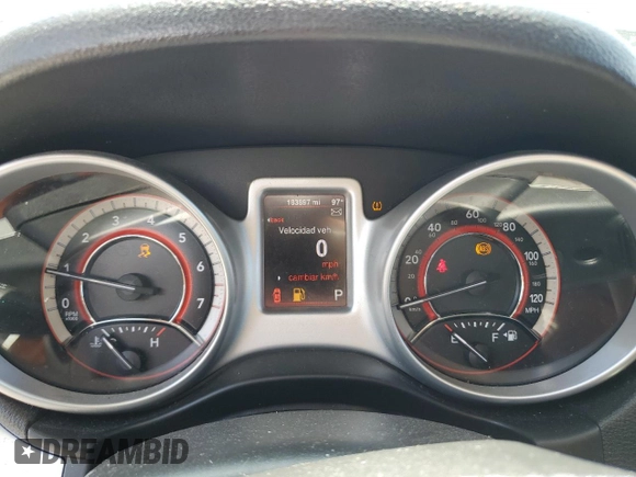 2013 Dodge Journey American Value with VIN 3C4PDCAB8DT566999, listed as a Copart auction lot 61361315 with 183,897 mi miles and Salvage title. Bid and sale history available at DreamBid. Image 9.