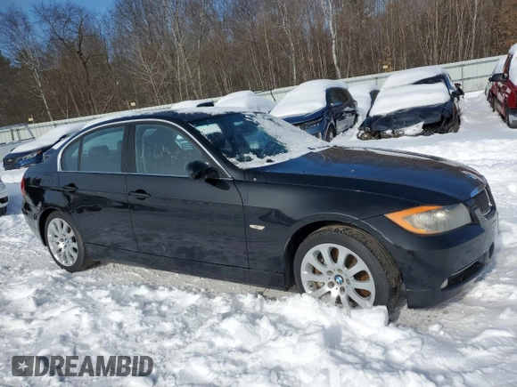2007 BMW 3 Series 335xi with VIN WBAVD53537AV14019, listed as a Copart auction lot 44991495 with 0 mi miles and Clean Title. Bid and sale history available at carsss.com. Image 4.