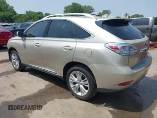 2012 Lexus RX 450h with VIN JTJBC1BA4C2430180, listed as a IAAI auction lot 42376564 with 126,101 mi miles and . Bid and sale history available at DreamBid. Image 3.