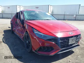 2021 Hyundai Elantra N Line z VIN KMHLR4AF7MU147407, wystawiony jako IAAI lot #42313077 z przebiegiem 124 298 mil mil oraz . Historia ofert i sprzedaży dostępna na DreamBid. Obrazek 1.