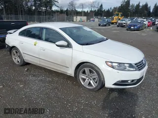 2016 Volkswagen CC Sport with VIN WVWBP7AN2GE500522, listed as a IAAI auction lot 41518541 with 43,539 mi miles. Bid and sale history available at carsss.com. Image 1.