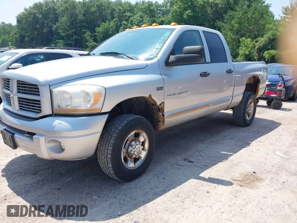 2006 Dodge 2500 SLT with VIN 3D7KS28D76G284730, listed as a IAAI auction lot 42716906 with 128,281 mi miles and . Bid and sale history available at DreamBid. Image 19.